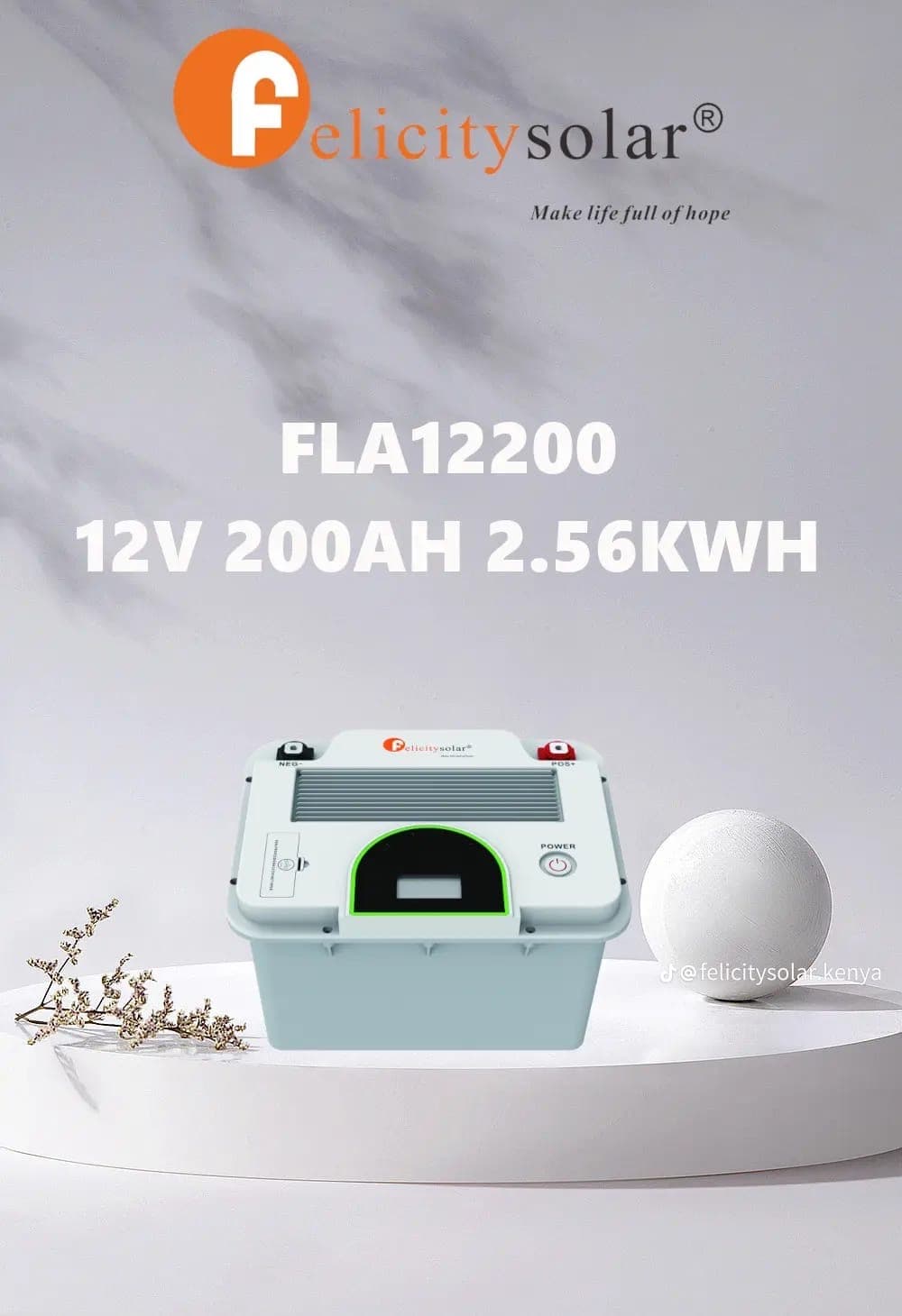 Felicity FLA 12V200AH Lithium Battery